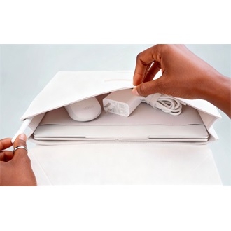 Lenovo Yoga Tote Sleeve 14" notebook poliészter tok fehér (Seashell)