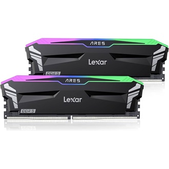 Lexar Ares 32GB 6400MT/s DDR5 memória CL32 Kit of 2 fekete RGB