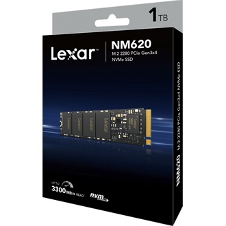 Lexar NM620 1TB PCIe x4 (3.0) M.2 2280 SSD fekete