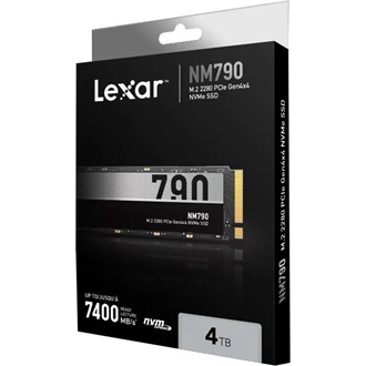 Lexar NM790 4TB PCIe x4 (4.0) M.2 2280 SSD fekete