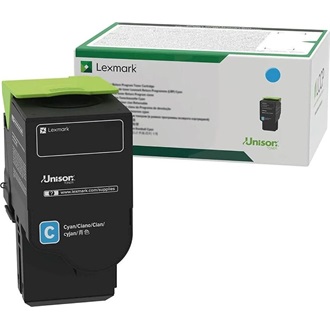 Lexmark CS632 CX635 tintapatron ciánkék