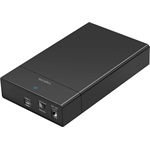 LogiLink 2.5/3.5" SATA3 USB-C Thunderbolt külső ház fekete