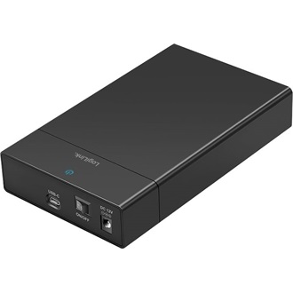 LogiLink 2.5/3.5" SATA3 USB-C Thunderbolt külső ház fekete