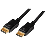 LogiLink DisplayPort 1.2 M/M video jelkábel 15m fekete