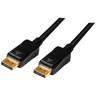LogiLink DisplayPort 1.2 - DisplayPort 1.2 M/M video kábel 20m fekete