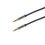 LogiLink Jack stereo 3,5mm M/M audio kábel 3m kék