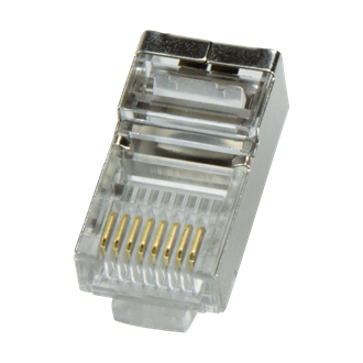 LogiLink RJ45 CAT5e UTP csatlakozó dugó árnyákolt, 8P8C, 100db