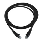 LogiLink RJ45 CAT5e F/UTP M/M adatkábel 2m AWG26 fekete