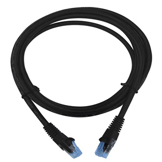 LogiLink RJ45 CAT5e UTP M/M adatkábel 3m AWG30 fekete