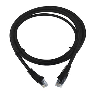 LogiLink RJ45 CAT6 UTP - RJ45 CAT6 UTP M/M adatkábel 0.25m fekete AWG32
