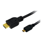 LogiLink HDMI -> HDMI micro D M/M video jelkábel 1.5m fekete