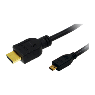 LogiLink HDMI -> HDMI micro D M/M video jelkábel 2m fekete