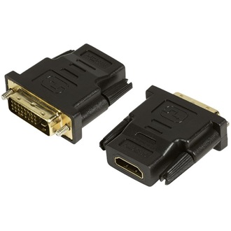 LogiLink DVI-D -> HDMI M/F adapter fekete