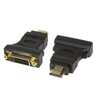 LogiLink HDMI -> DVI-D M/F adapter fekete