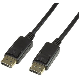 LogiLink DisplayPort 1.2 -> DisplayPort 1.2 M/M video kábel 5m fekete