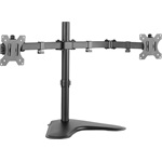 LogiLink Dual monitor desk stand, tilt -45°/+45°, swivel -90°/+90°, rotation -180°/+180°, 13–32“
