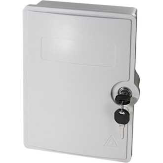 LogiLink FB124LC FTTH elosztódoboz 24x LC/APC, teljesen feltöltve, IP55 fali csatlakozódoboz szürke