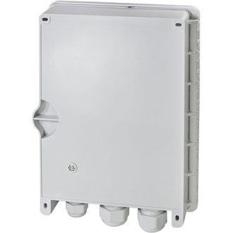 LogiLink FB124LC FTTH elosztódoboz 24x LC/APC, teljesen feltöltve, IP55 fali csatlakozódoboz szürke