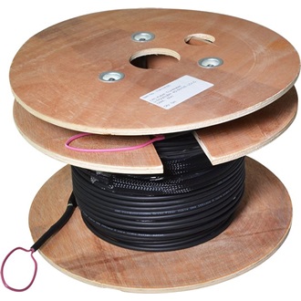 LogiLink Fiber trunk U-DQ(ZN)BH multimode 4db LC/UPC -> 4db LC/UPC M/M adatkábel 100m fekete OM4 50/125µ