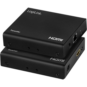 LogiLink HD0030 2-portos HDMI RJ45 video splitter fekete