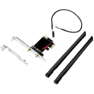 LogiLink AX210 2,97Gb/s PCIe x1 Dual-Band Wi-Fi Bluetooth hálózati adapter