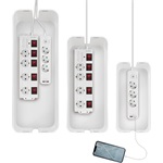 LogiLink Kábeldoboz készlet, 3 méret, fehér