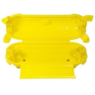 LogiLink LPS239 1db villásdugó CEE 7/3 (EU) hosszabbító 3m fekete-sárga + védőtok
