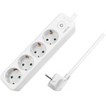 LogiLink LPS245 4db villásdugó CEE 7/3 elosztó 1.5m fehér