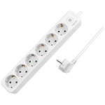 LogiLink LPS247 6db villásdugó CEE 7/3 elosztó 1.5m fehér