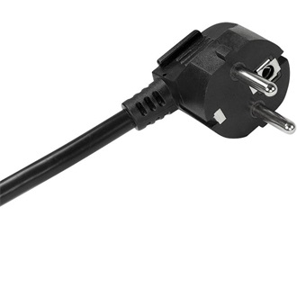 LogiLink LPS251 4db villásdugó CEE 7/3 elosztó 1.5m fekete