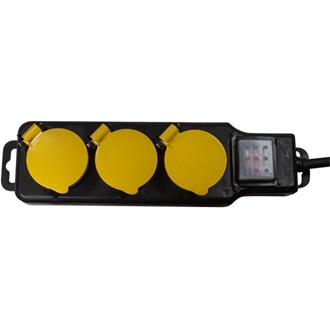 LogiLink LPS253 3db villásdugó CEE 7/3 elosztó 1.5m fekete