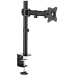 LogiLink Monitor desk mount, tilt -45/+45, swivel 180, level adjustment 360, 13–27“, max. 8 kg
