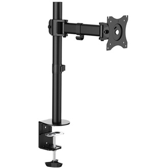 LogiLink Monitor desk mount, tilt -45/+45, swivel 180, level adjustment 360, 13–27“, max. 8 kg