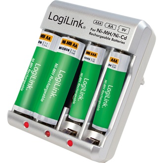 LogiLink PA0168 NiMH akkumulátor töltő