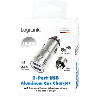 LogiLink PA0228 10.5W univerzális autós töltő adapter