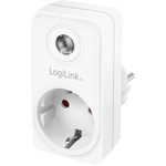 LogiLink PA0263 1db villásdugó CEE 7/3 (EU) fehér (fényérzékelő)
