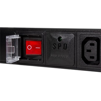 LogiLink PDU8A02 19" PDU 8db C13 rack elosztó fekete