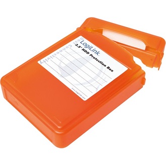 LogiLink Protection Box 3.5" HDD védőtok narancssárga