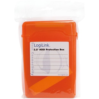 LogiLink Protection Box 3.5" HDD védőtok narancssárga