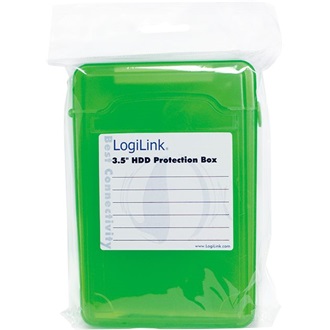 LogiLink Protection Box 3.5" HDD védőtok zöld
