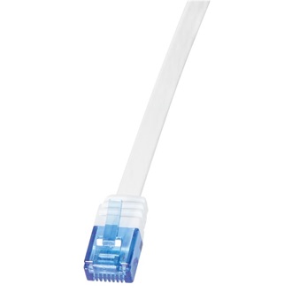 LogiLink SlimLine RJ45 CAT5e U/UTP -> RJ45 CAT5e U/UTP M/M adatkábel 10m fehér