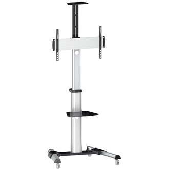 LogiLink TV stand, adjustable TV height, 37–65“, max. 50 kg