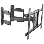 LogiLink TV wall corner mount, tilt -8/+5, swivel -90/90, level adjustment -5/+5 37–70“, max. 45kg