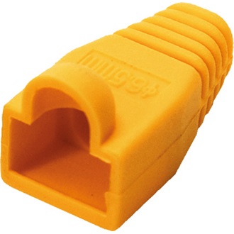 LogiLink RJ45 törésgátló 100db sárga