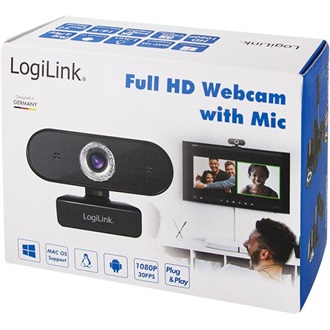 LogiLink UA0371 webkamera fekete