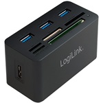 LogiLink USB 3.0 Hub with All-in-One Card Reader