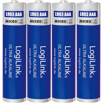 LogiLink Ultra Power AAA (LR03) alkáli elem 4db