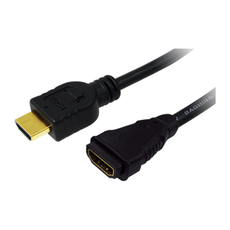 LogiLink HDMI 1.4 M/F video jelkábel hosszabbító 2m fekete
