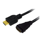 LogiLink HDMI 1.4 M/F video jelkábel hosszabbító 5m fekete