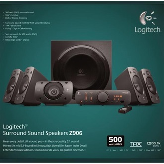 Logitech Z906 5.1 hangszóró fekete
